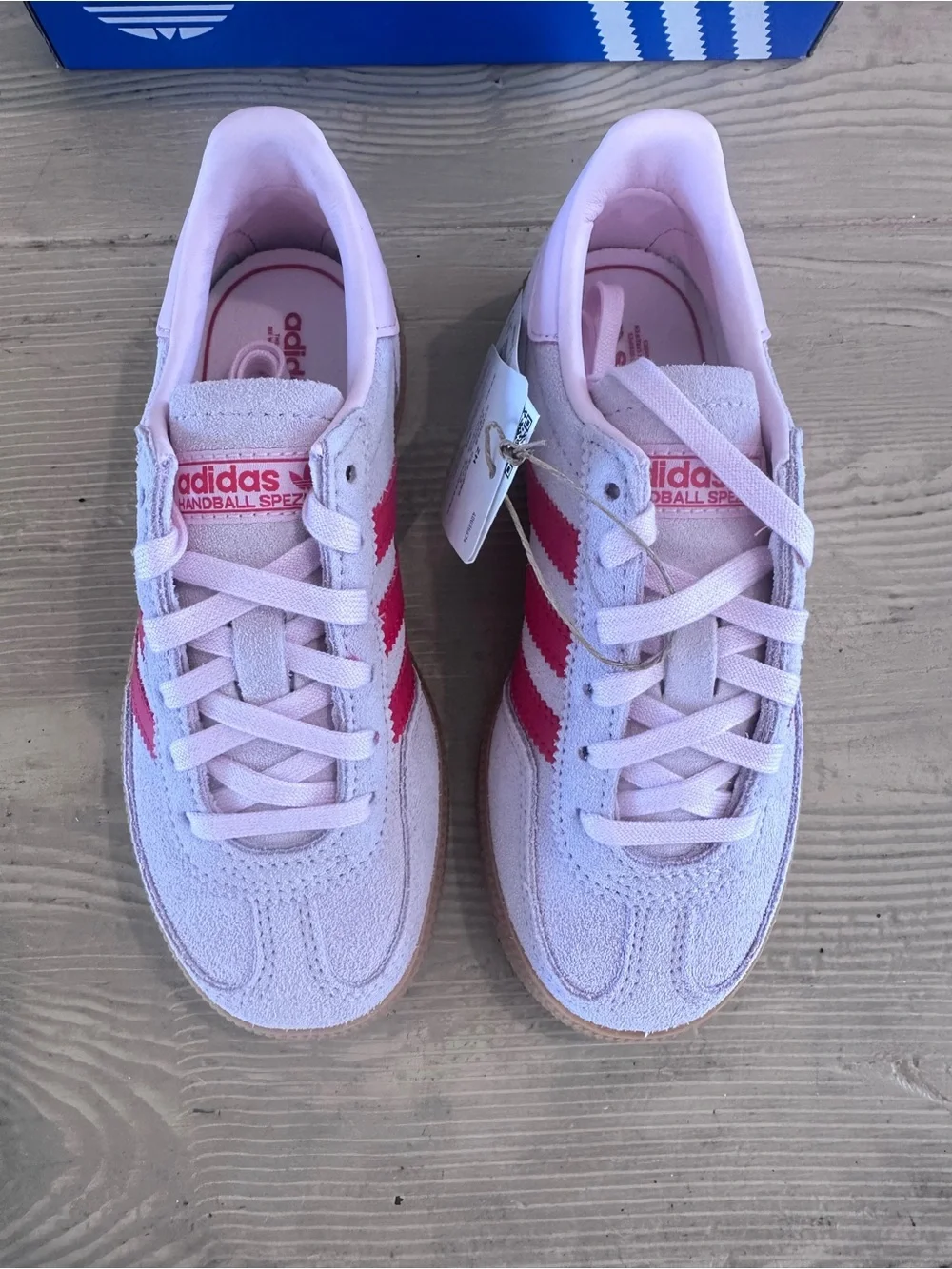 *NWT* Adidas Originals Kids Handball Spezial Sneakers - Pink/Red